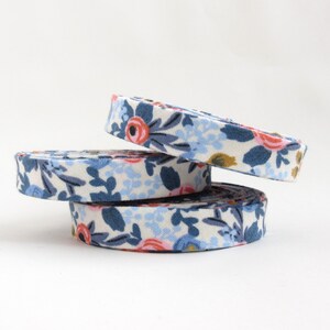 Double Fold Bias Tape Rosa in Periwinkle 3 Yards 画像 2