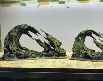 Handmade Aquascape Aquarium Decoration, Forest Root Driftwood