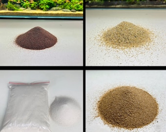 500 gram aquariumzand voor aquarium, terrarium en paludarium | Veilig gereinigde ondergrond | pH-neutraal
