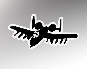 A-10 Warthog Silhouette Sticker