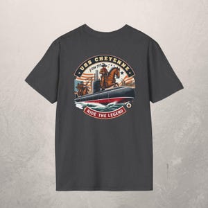USS Cheyenne SSN-773 Submarine T-Shirt, US Navy Shirt, Military Gift, Submarine Lover Tee, Nautical Apparel