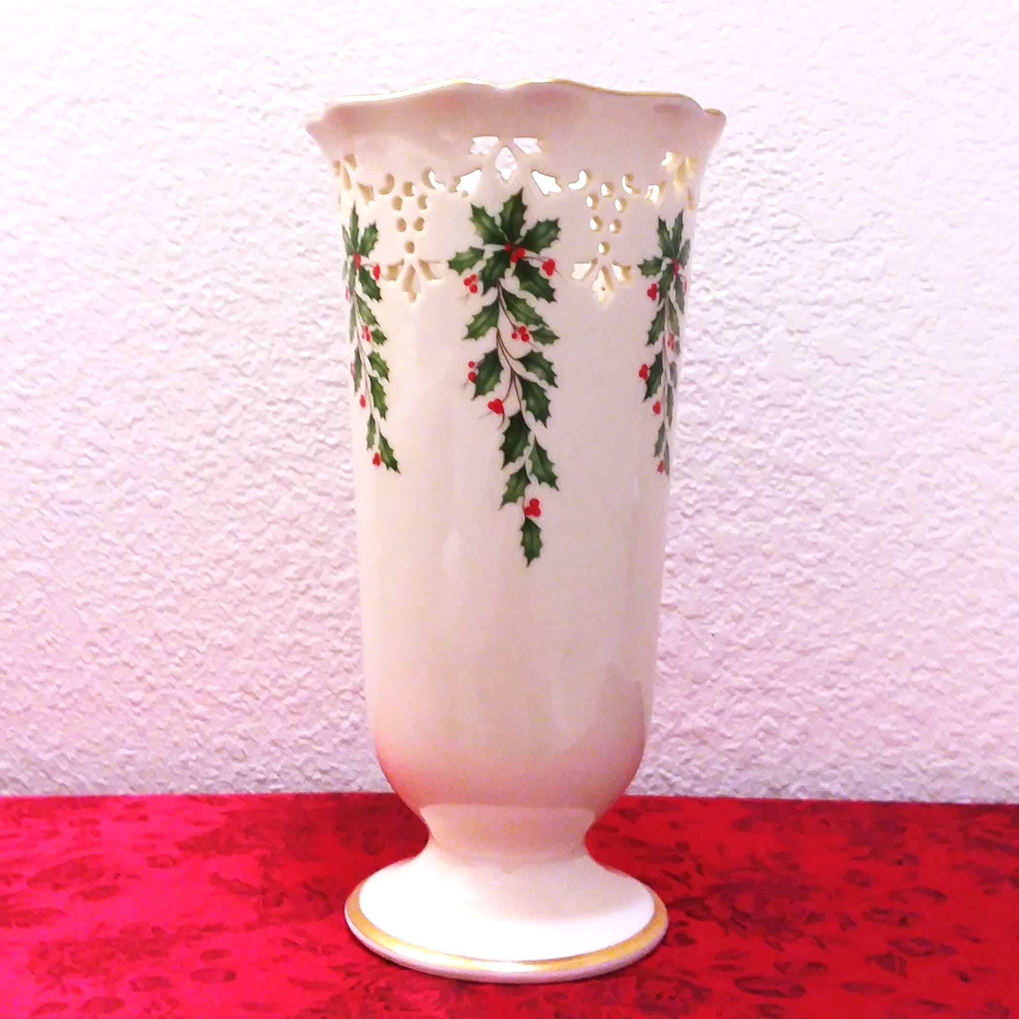 Lenox Holiday Vase - Etsy