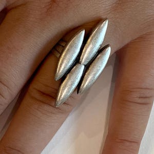 Vintage inspired silver ring