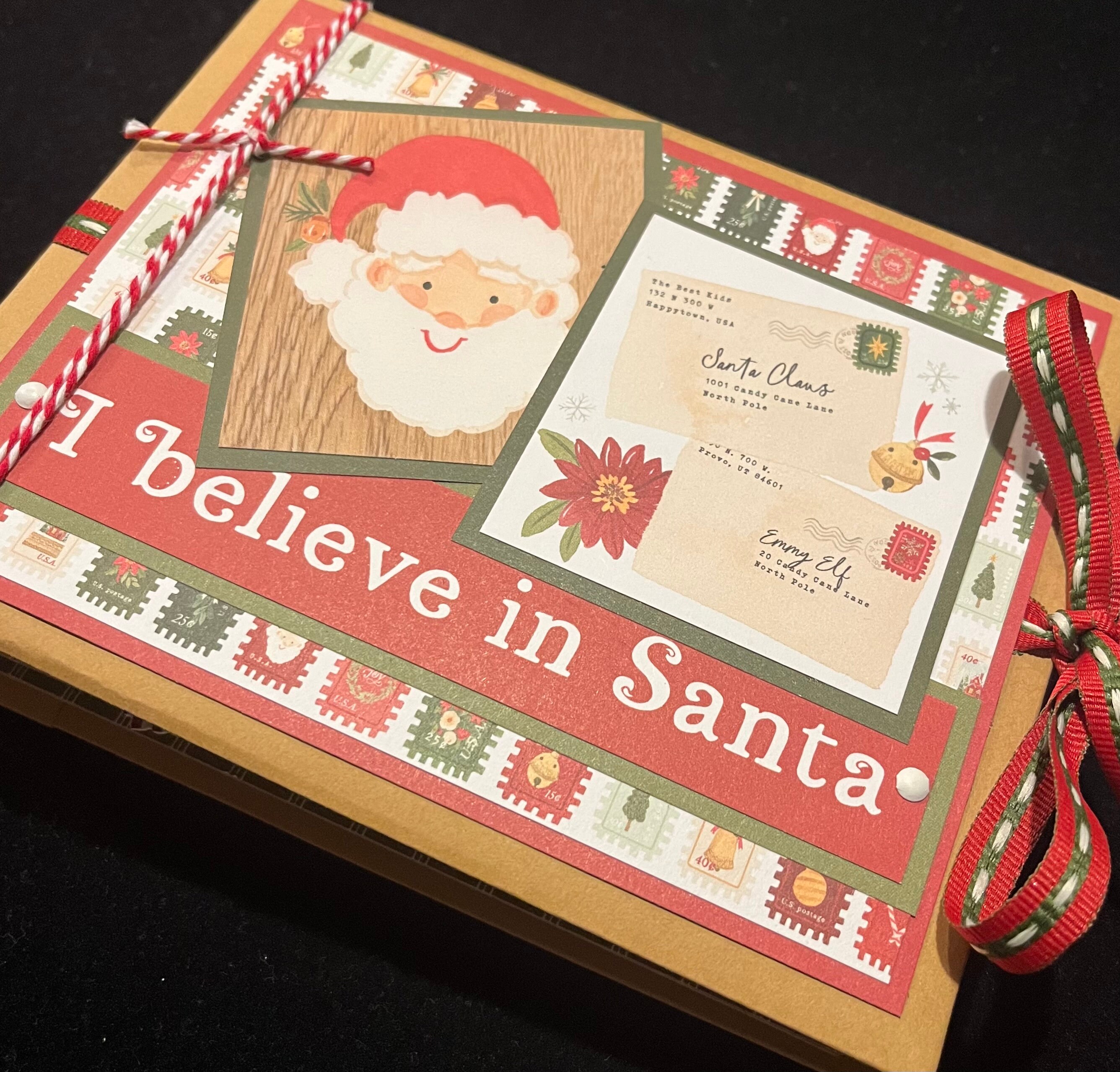 Letters to Santa Mini Album - Etsy