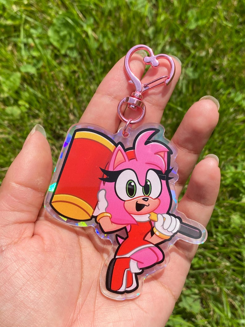 Sonic the Hedgehog Keychains - Etsy