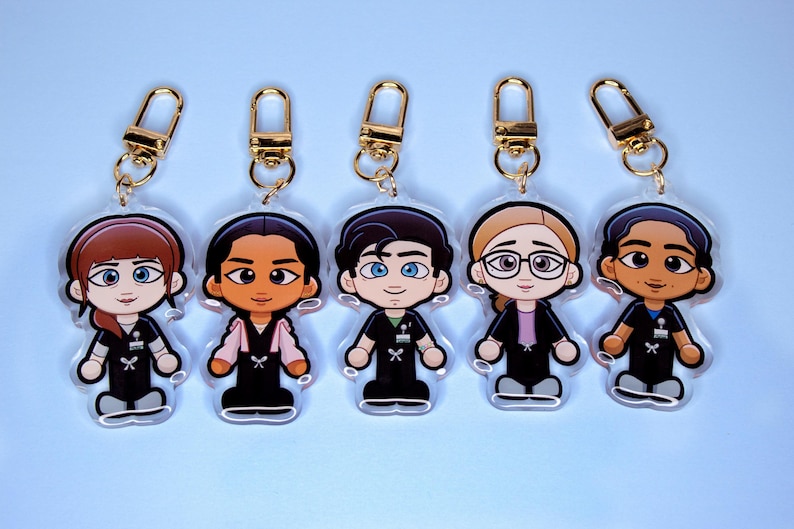 The Pitt TV Show Acrylic Keychains image 2