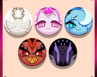 5 (Beast) Cookie Run buttons