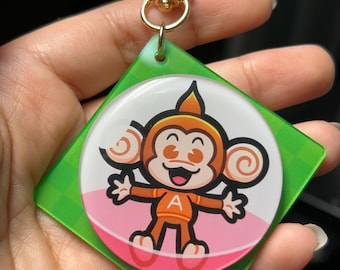 Super Monkey Ball Spinning Keychain