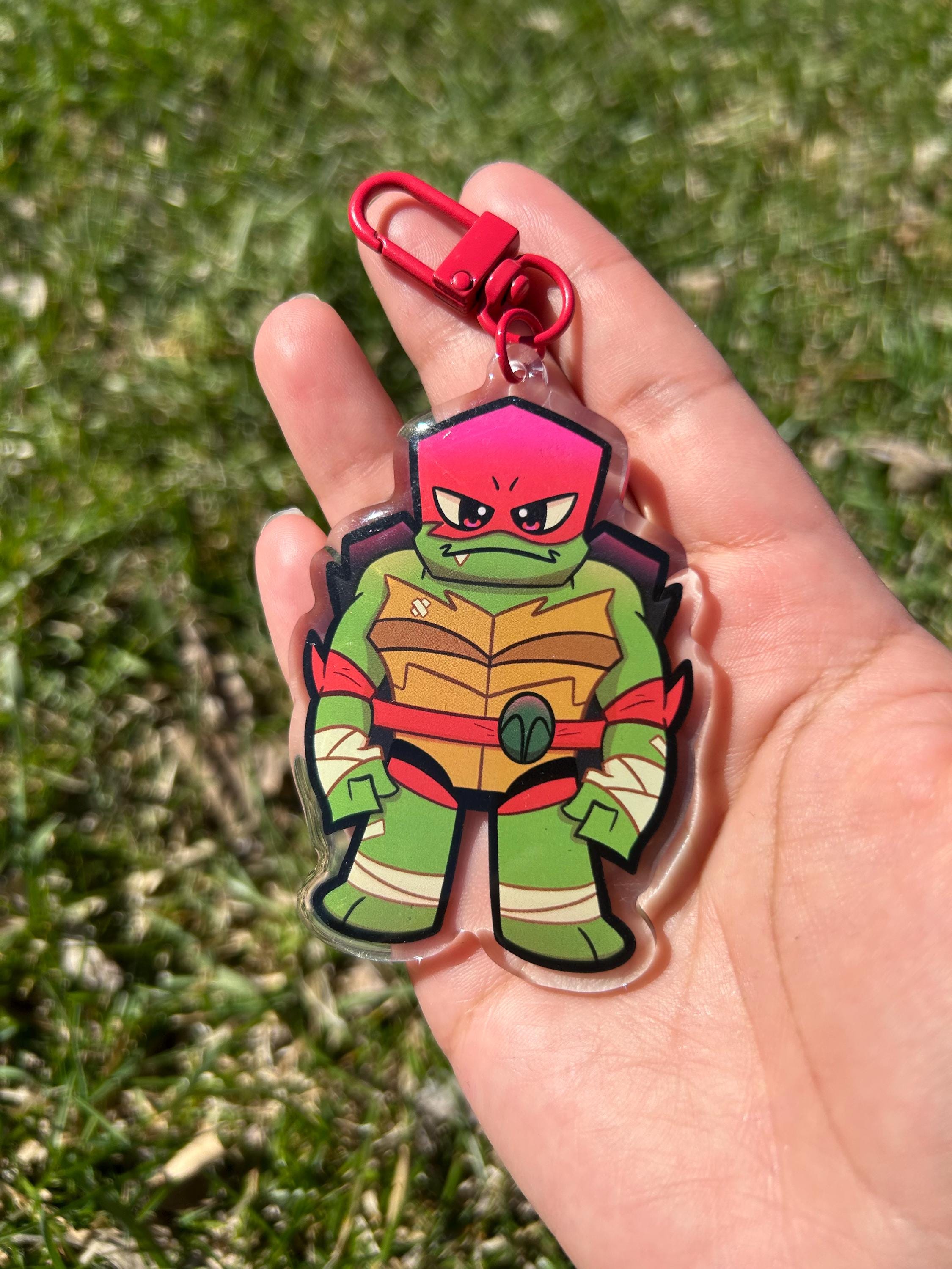 Rooty Keychains Rottmnt Acrylic Keychains - Etsy