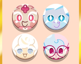 4 (Special) Cookie Run buttons