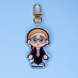 The Pitt TV Show Acrylic Keychains Mel