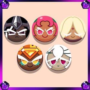 5 (Ancient) Cookie Run buttons
