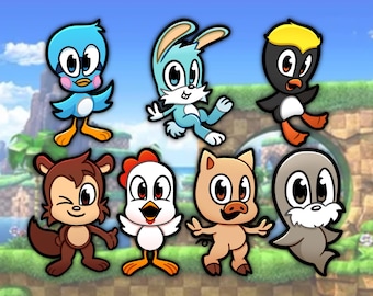 Flicky and Friends | Sonic the Hedgehog Phone Charm Blind Bag