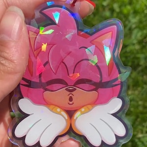 Amy Rose | Sonic the Hedgehog Keychain - Etsy