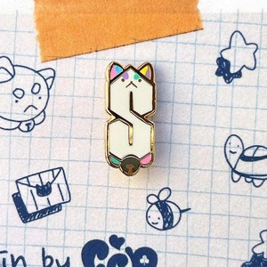 Stussy Puppycat - Colorful Version Mini Pin - Bee and Puppycat