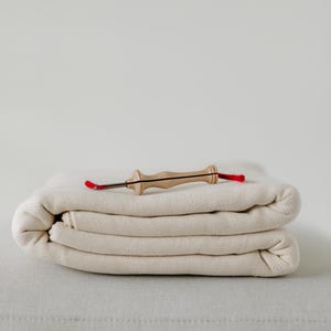 Monks Cloth with Guide Line - 72&quot; Wide - 100% Cotton Fabric for Punch Needle Rug Hooking
