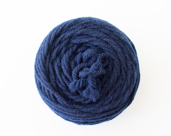Navy Blue Rug wool - 100% wool - perfect for punch needle - Size 5