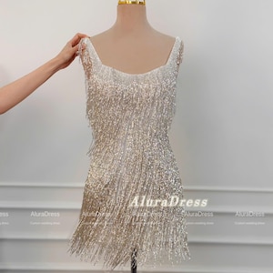 Silver Diamond Glitter Mini Dress - Etsy