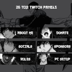 Toji Manga Panel - Etsy