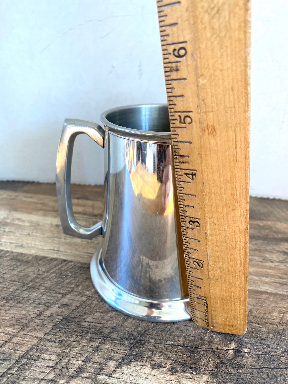Vintage Pewter Mug stein English Pewter Cup Mug Tankard clear Etsy
