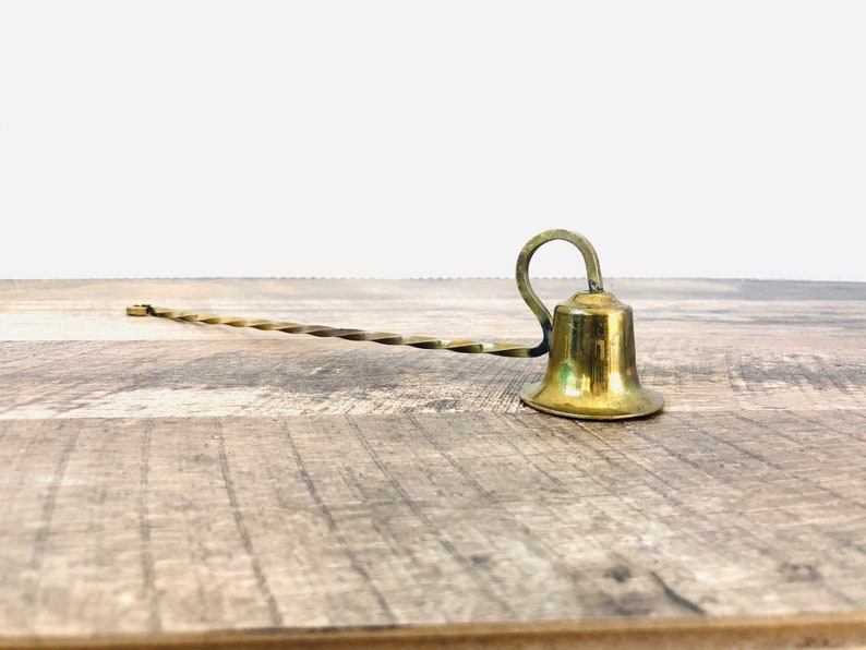 Brass Candle Snuffer Vintage Solid Brass Candle Snuffer solid Etsy