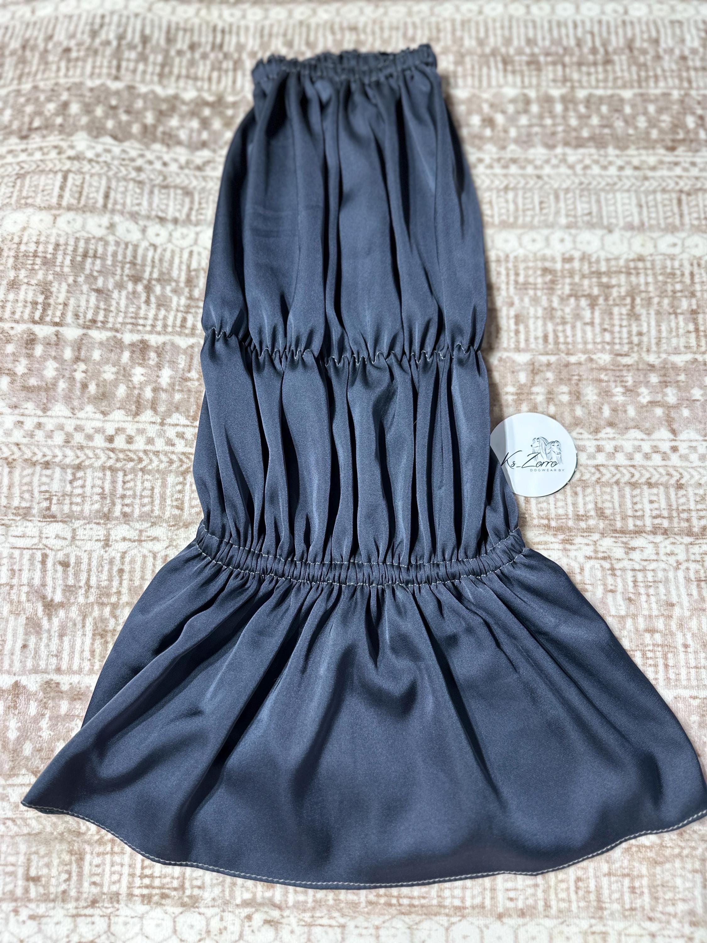 Afghan Hound Snood 3 bands Armani Silk.