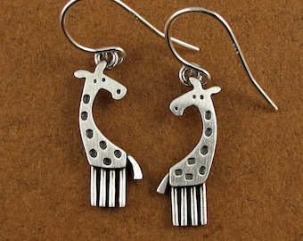 Tiny giraffe earrings