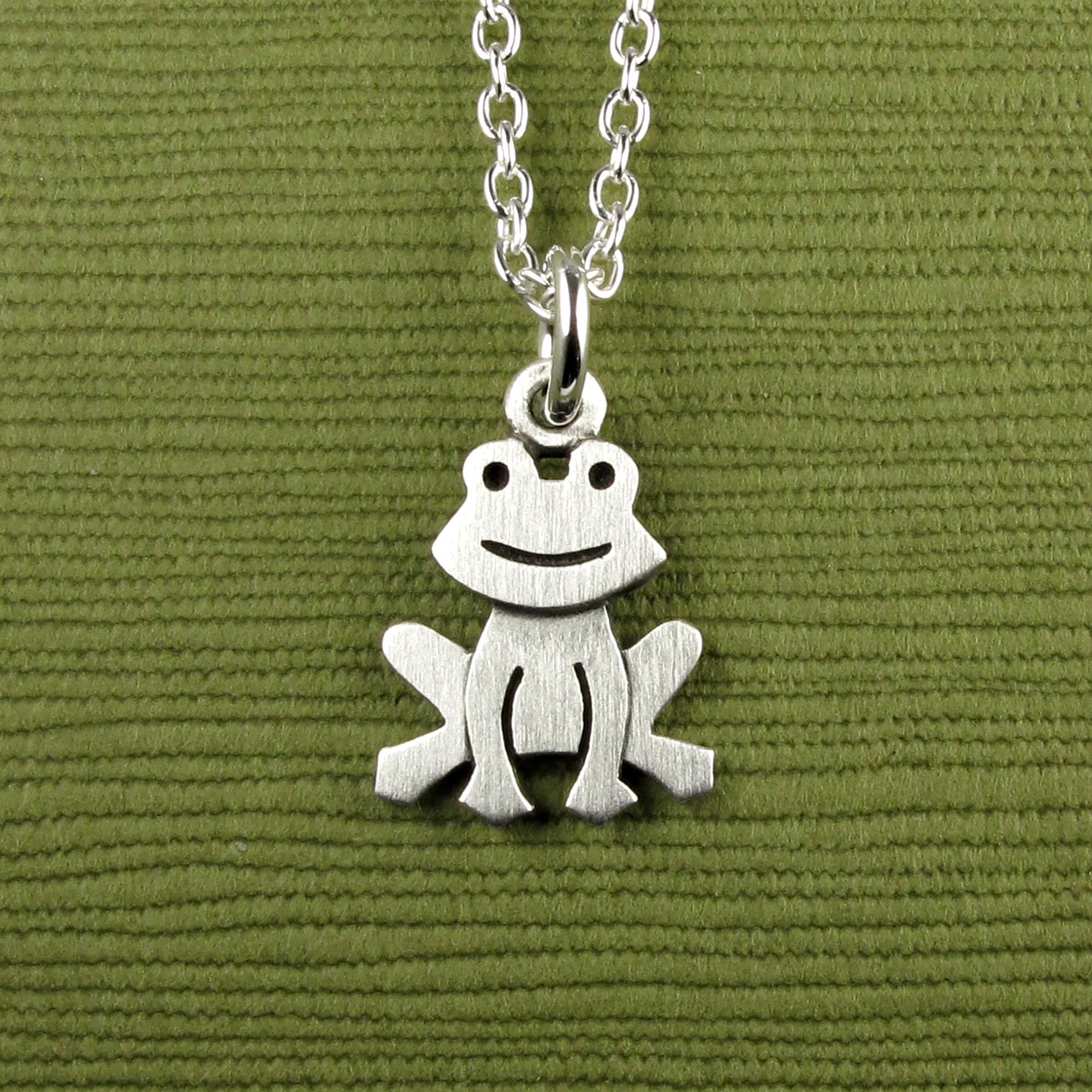 Silver Frog Pendant - Etsy