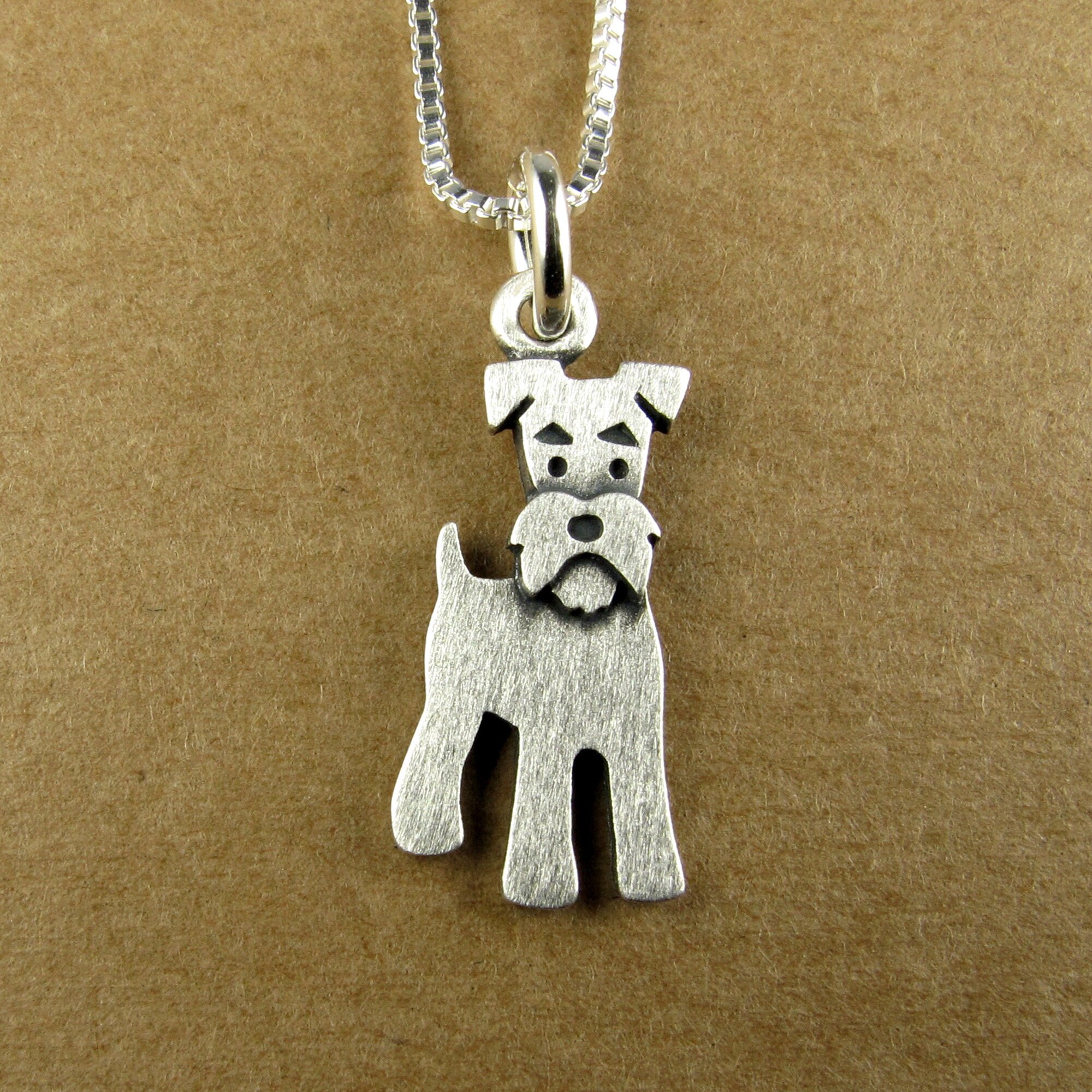 Tiny Schnauzer Pendant / Necklace 