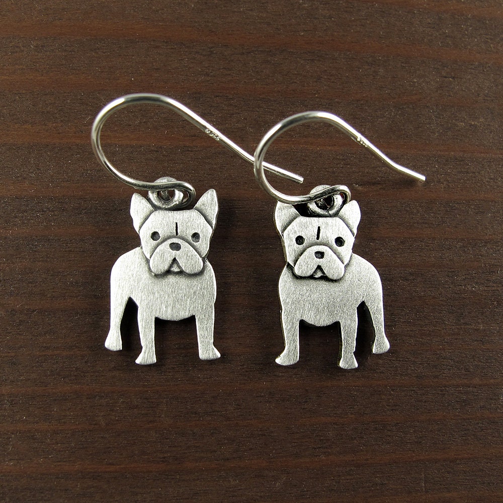 Tiny French Bulldog Earrings Etsy Singapore