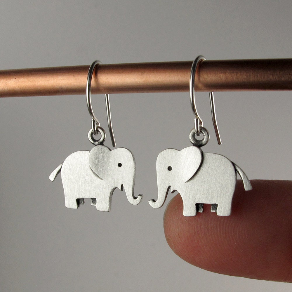 Orecchini Elefante In Argento Sterling 925 – Portafortuna Per Donne E Ragazze - 2