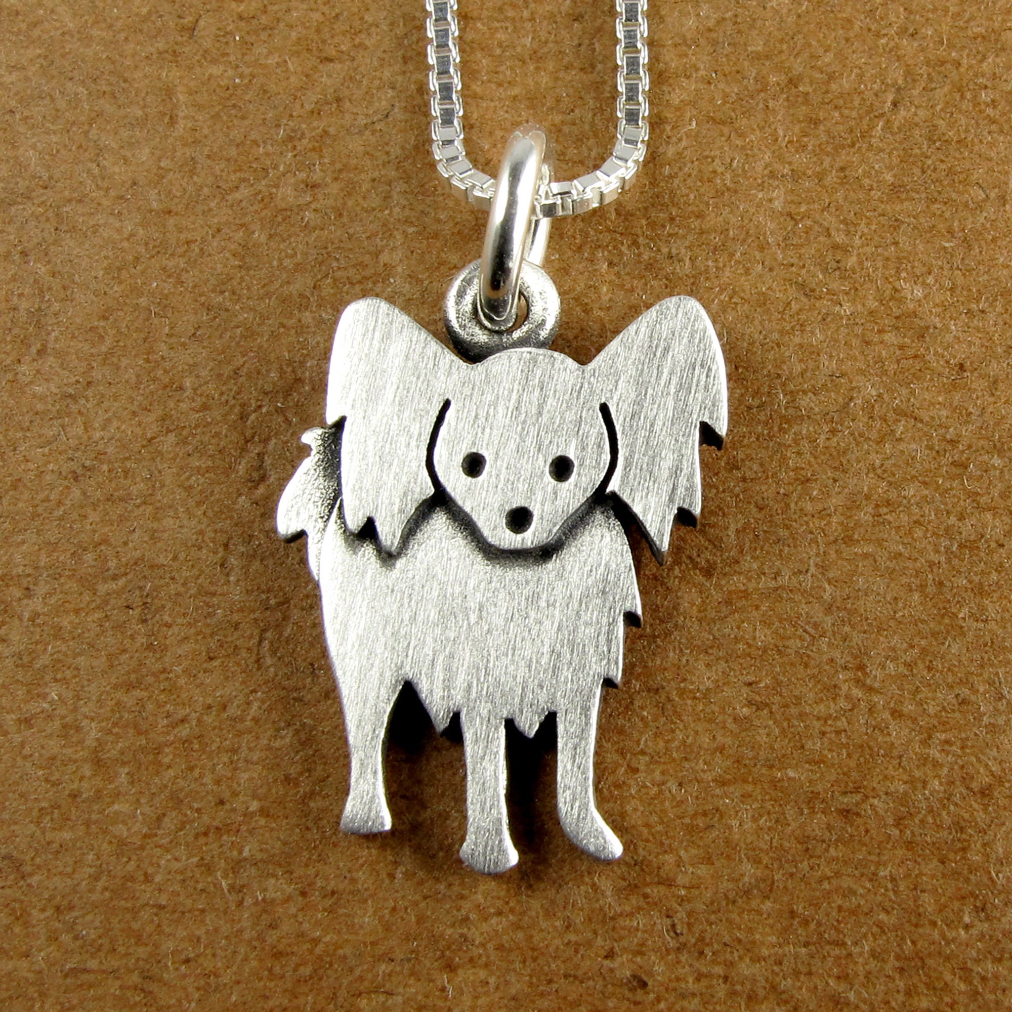 Sterling Silver Papillon Charm, Silver Papillon Pendant,  Collectible Papillon Jewelry fr Donna Pizarro's Animal Whimsey Collection :  Handmade Products