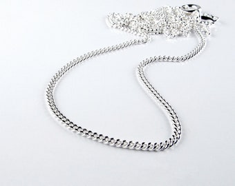 Sterling silver curb chain