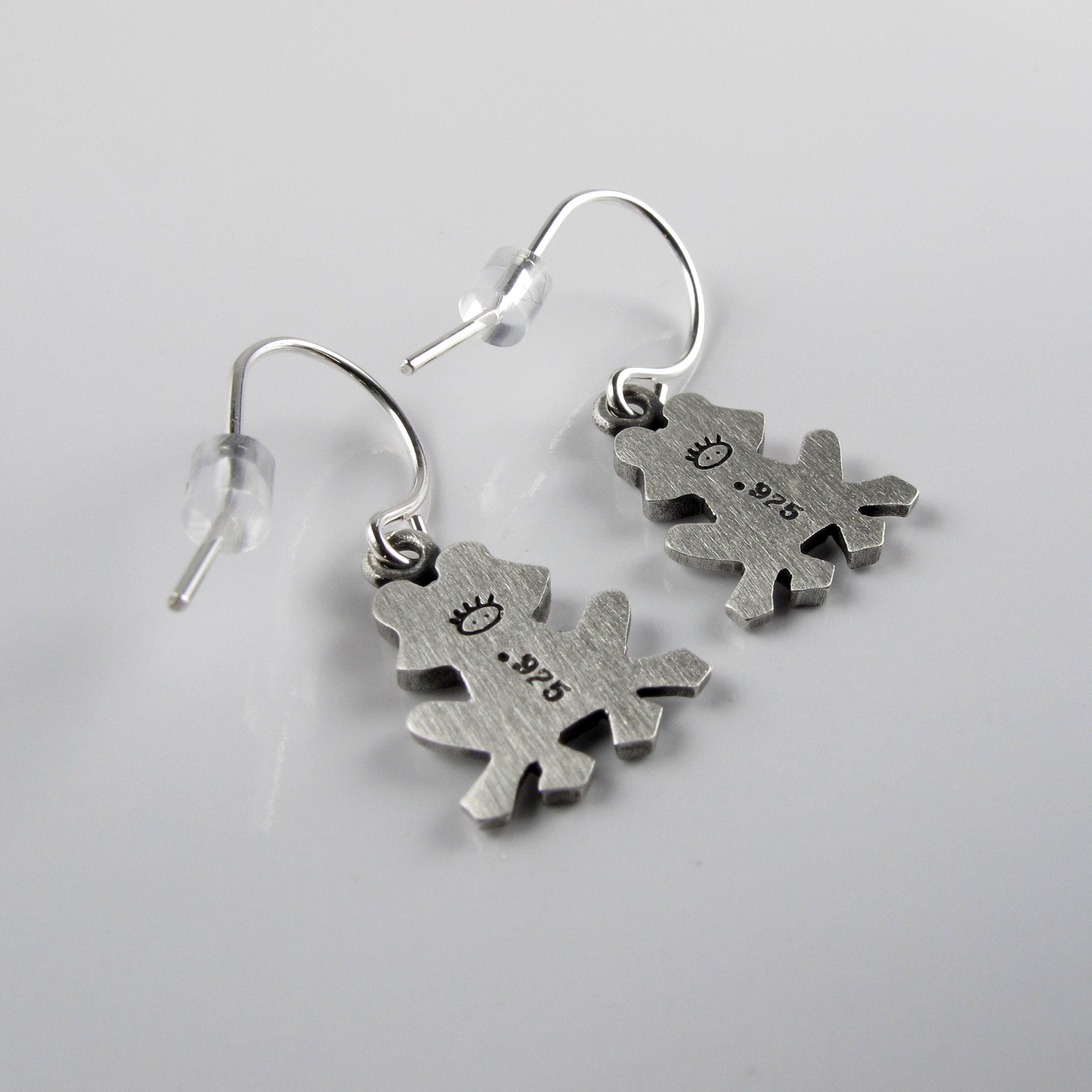 Orecchini A Forma Di Rana Punk In Argento, Lega Di Acciaio, Regalo Per Ragazze - 4