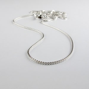 Sterling silver box chain
