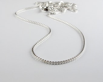 Sterling silver box chain