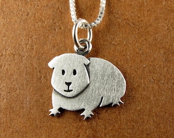 Guinea Pig Necklace Personalised Guinea Pig Necklace Personalised