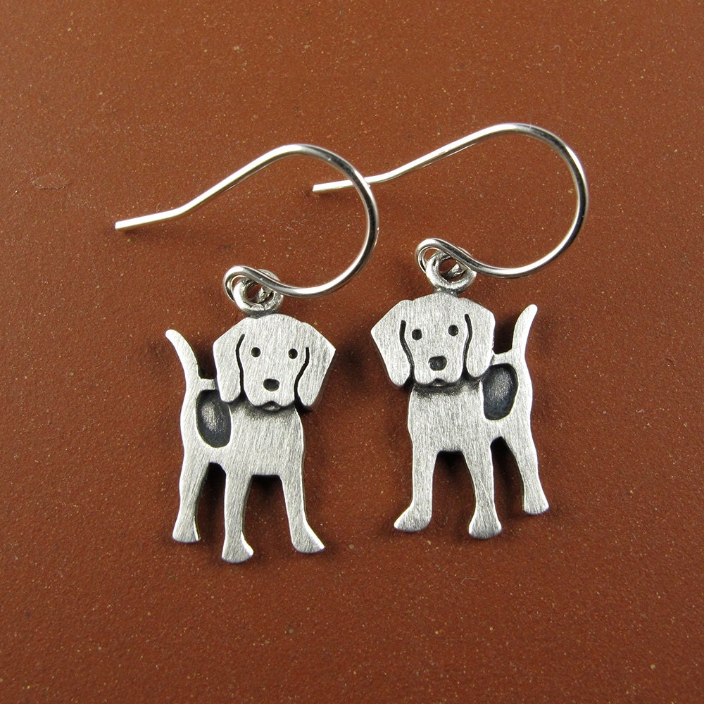 beagle earrings