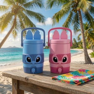Alien Couple Burk Cooler STL-fil | Söt sommarstrandmugghållare | 3MF STL 3D-utskriftsfil