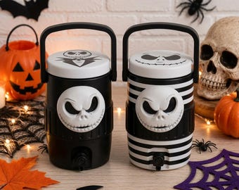 Halloween Coffee Can Cooler STL File | Spooky Halloween Drink Holder Set | 3MF STL 3D Print File
