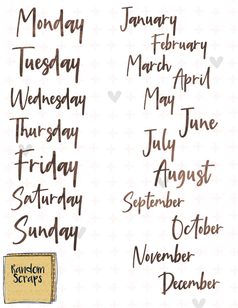 Essentials: Chocolate Chip Goodnotes Planner Stickers image 7