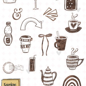 Essentials: Chocolate Chip Goodnotes Planner Stickers image 4