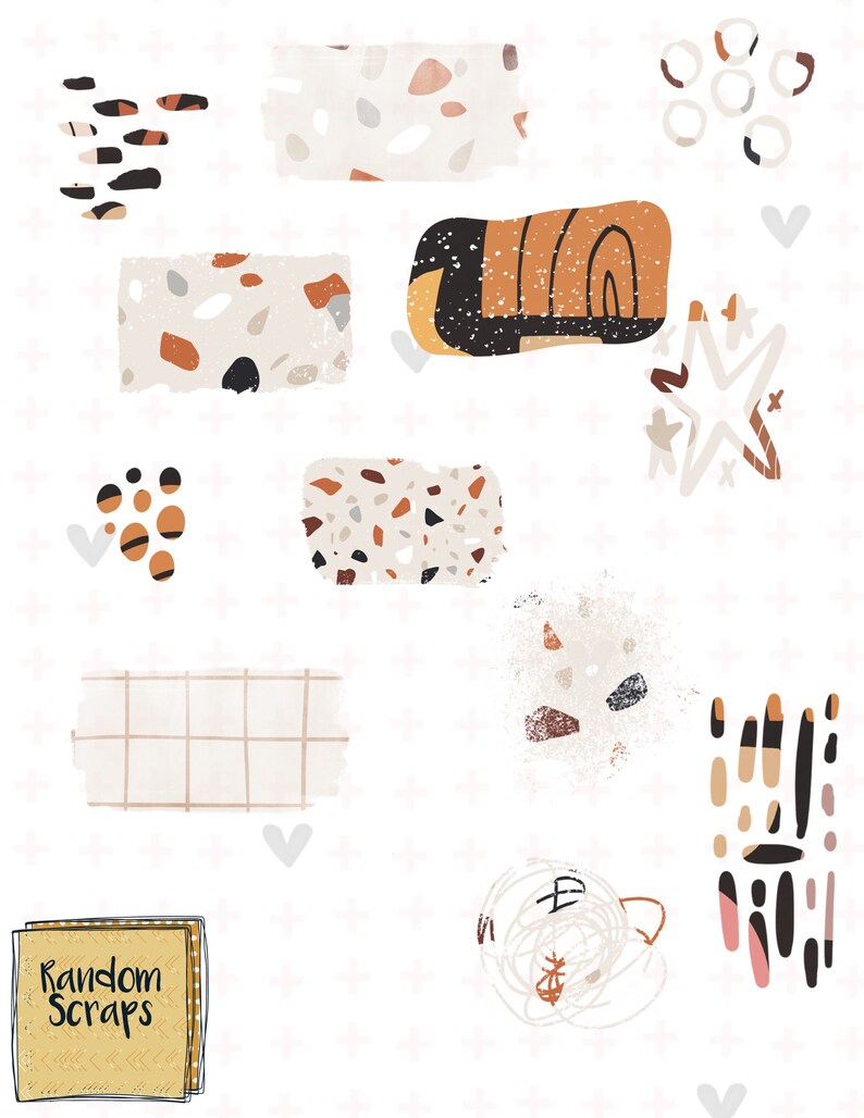 Sunset & Terrazzo Goodnotes Planner Stickers image 2