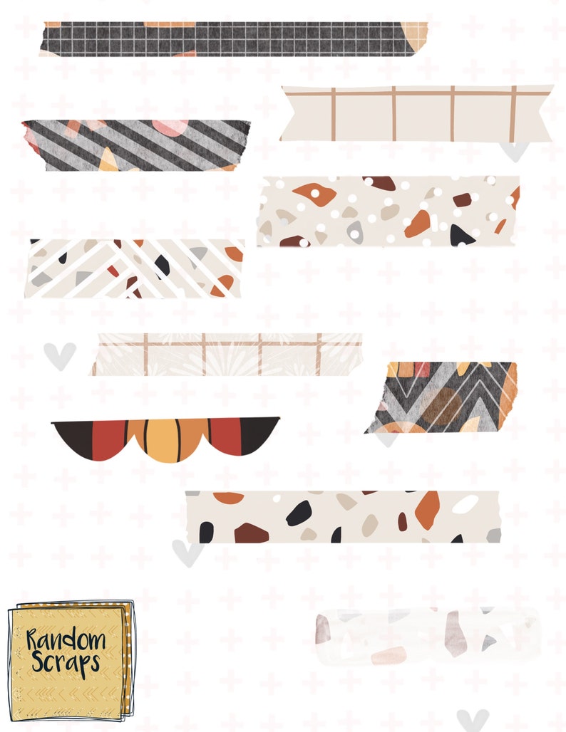 Sunset & Terrazzo Goodnotes Planner Stickers image 3