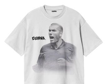 Zinedine Zidane Iconic Streetwear Shirt - Limited Edition Graphic Tee for Soccer Fans