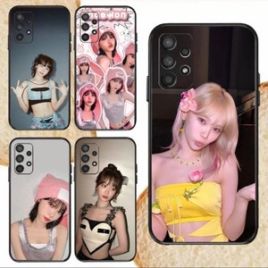LESSERAFIM Kim Chaewon funda de teléfono para Samsung Galaxy S24,S20,S21,S22,S23,Fe,Lite,Plus,Ultra,Note Shell