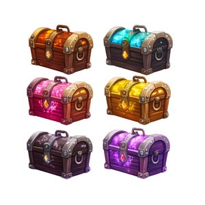6+ * Treasure Chest Emotes - Icons - Ready To Use! - Zip, Galaxy Emotes, Emojis, Treasure Emote, Twitch Emotes, Twitch Emojis, Magic Emotes