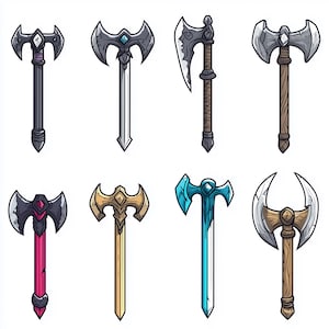 8+ * Yxa-emotes - Ikoner - Klara att använda! - Zip, Axe Twitch-emote, Axe-emotes, Emojis, Medeltida emotes, Yxa-ikon, Twitch-märken, Twitch-emotes