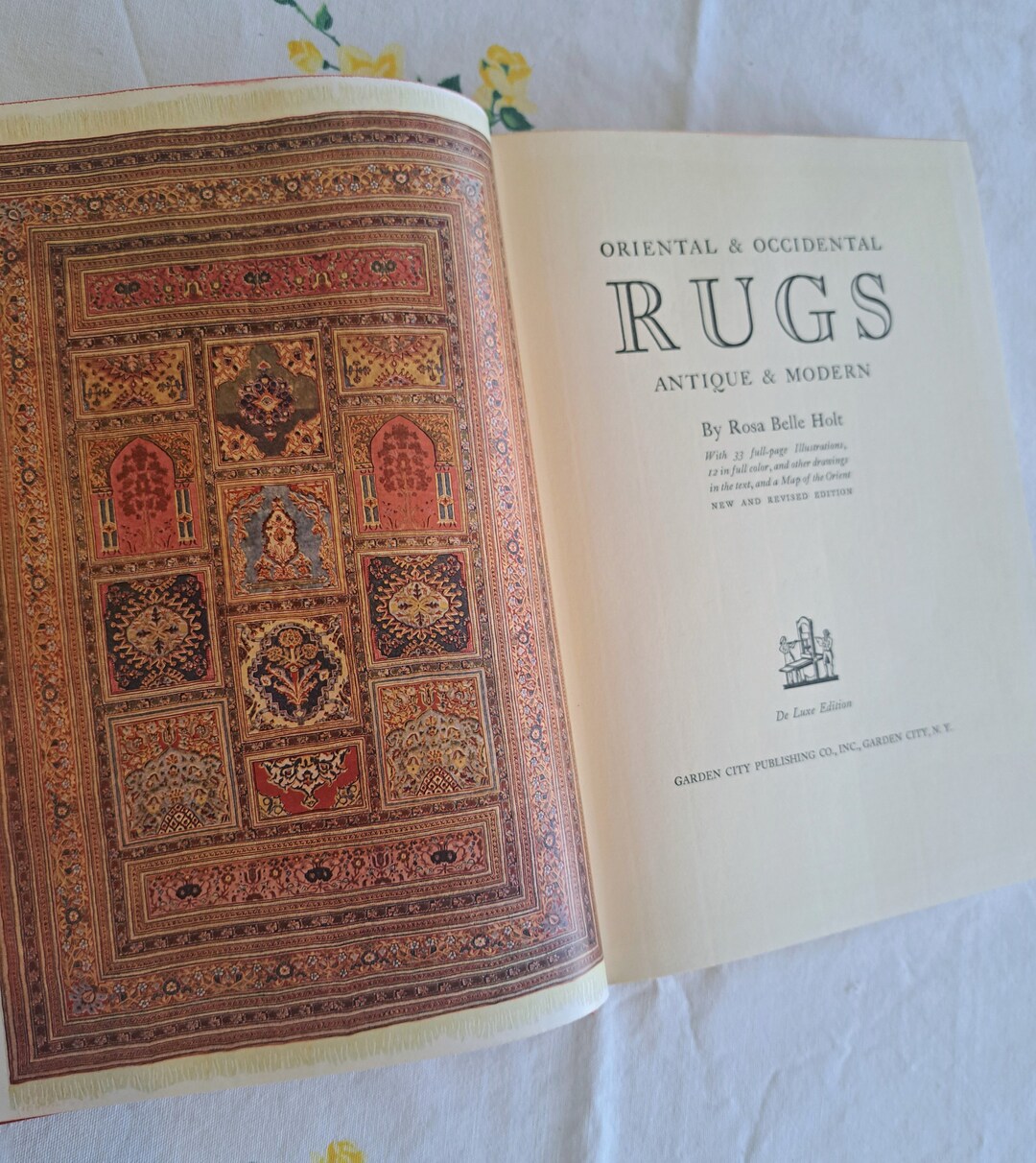 Occidental Rug 1937 Book Oriental and Occidental Rugs Rosa Belle Holt - Etsy