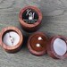 Custom Engraved Wooden Round Ring Box With Clear Lid Single & Double ...